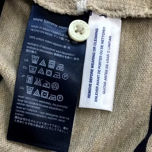 Tommy Hilfiger Striped Polo Collared Men’s Short Sleeves Shirt X-Large - Picture 12 of 12